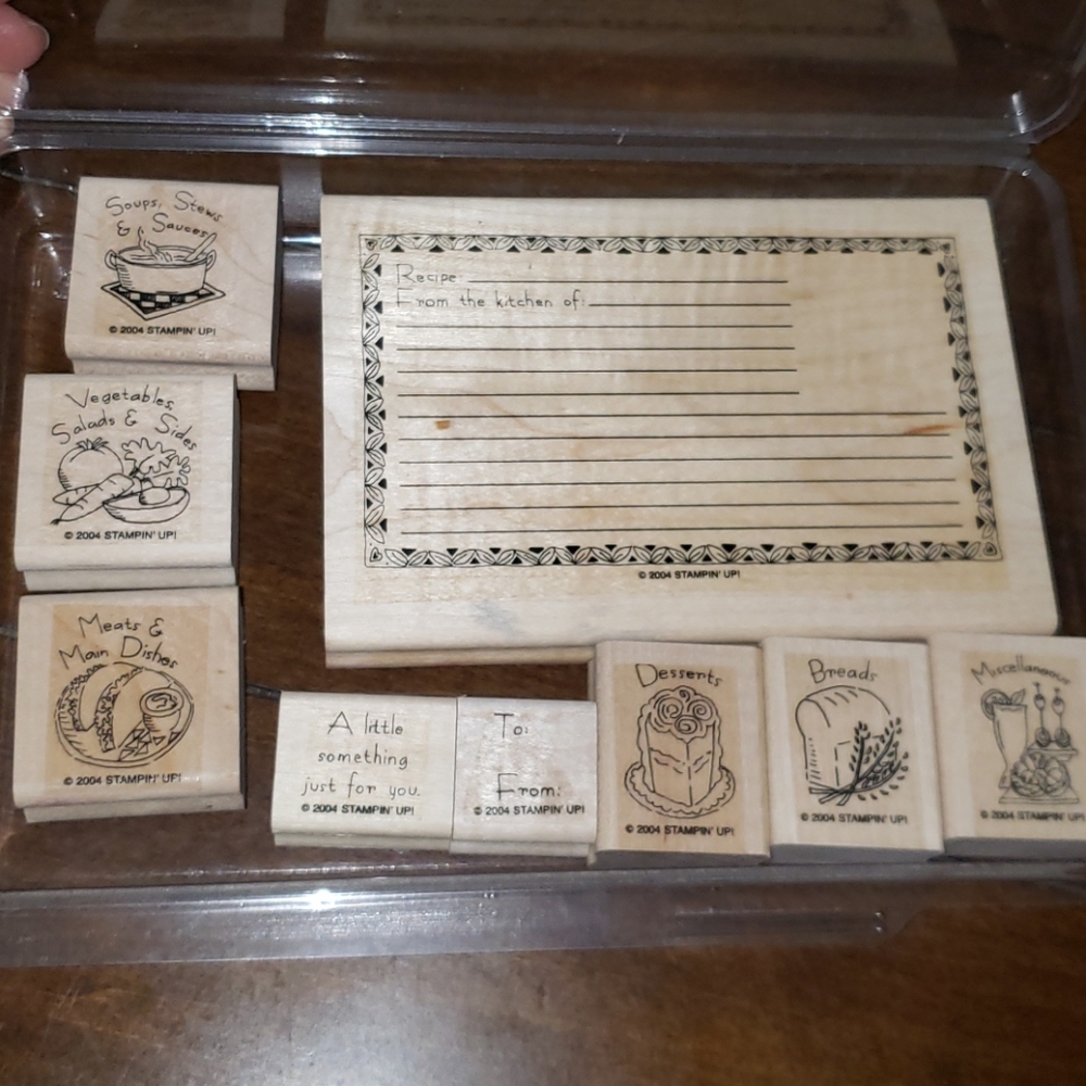 Stakpin Up rubber stamp set